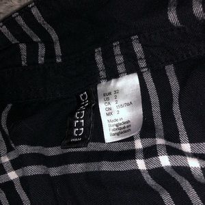 black flannel
